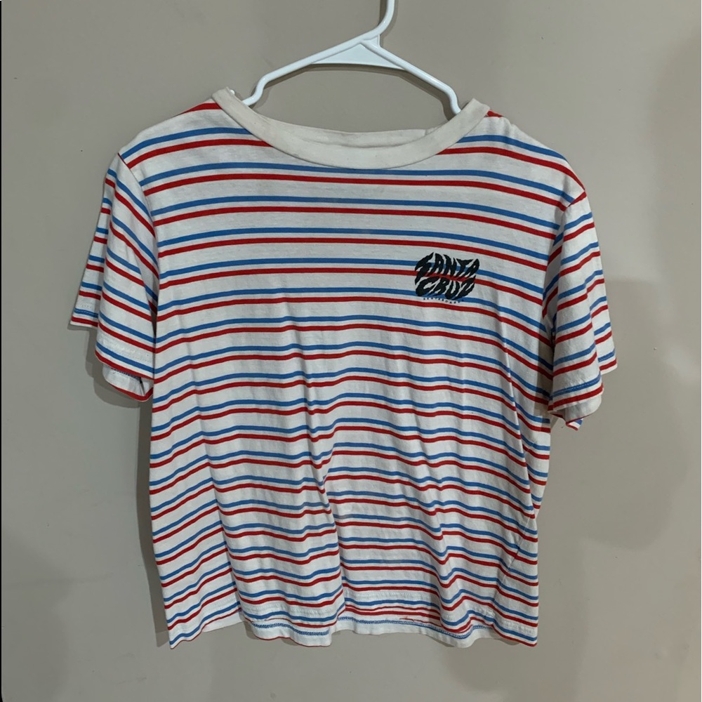 Santa Cruz Graphic Stripped Tee